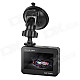 Ordro X1 2.7" TFT Screen HD 1080P 140 Wide-angle Night Vision CMOS Car DVR Video Recorder - Black