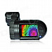 DK900_NG 1.5" TFT LCD Ambarella A2 5.0 MP CMOS 120' Wide Angle Car DVR - Black