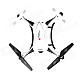 Nine Eagles Galaxy Visitor3 2.4G 4CH R/C Quadcopter RTF w/ 1.3MP 720p Camera for FPV - White