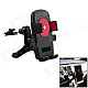 360' Rotation Car Air Conditioning Vent Mounted Holder Bracket for Cellphone / GPS - Black + Red
