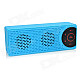 HY HY-BT72 Magnetic Induction Bluetooth V2.0 Speaker w/ 3.5mm / USB 2.0 / Mic. / FM / TF Slot - Blue
