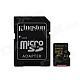 Kingston Digital 64GB MicroSDXC CL10 UHS-I 90R/45W with Adapter (SDCA10/64GB)