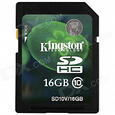 Kingston Digital 16 GB SDHC/SDXC Class 10 UHS-1 Flash Memory Card 30MB/s (SD10V/16GB)