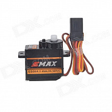 EMAX ES08AII 8.5g Analog Plastic Gear Servo - Black