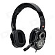 Bingle B831 Gaming Stereo Headset / Headphones w/ Mic. / Volume Control - Black