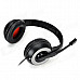 Bingle B326 Headband Music Headphone w/ Mic. / 3.5mm Jack for Cell Phone / Tablet PC - Black