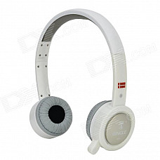 Bingle B-600 Wireless USB 2.0 Headband Headphone w/ Mic. - White