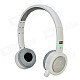 Bingle B-600 Wireless USB 2.0 Headband Headphone w/ Mic. - White