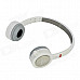 Bingle B-600 Wireless USB 2.0 Headband Headphone w/ Mic. - White