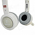 Bingle B-600 Wireless USB 2.0 Headband Headphone w/ Mic. - White