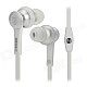 Bingle I808 In-Ear Earphones w/ Mic. / 3.5mm Jack - Red + Silver (126cm)