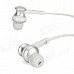 Bingle I808 In-Ear Earphones w/ Mic. / 3.5mm Jack - Red + Silver (126cm)