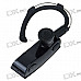 Hook Style Stylish Bluetooth Handsfree Headset - Black (4.5-Hour Talk/150-Hour Standby)