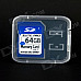 SD Memory Card w/ Case - Deep Blue (64GB / Class 10)