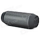 Portable Wireless Bluetooth V3.0 Car Speaker w/ Mic. / FM / Colorful Lights / TF Card Slot - Black
