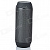 Portable Wireless Bluetooth V3.0 Car Speaker w/ Mic. / FM / Colorful Lights / TF Card Slot - Black