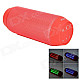 Portable Wireless Bluetooth V3.0 Car Speaker w/ Mic. / FM / Colorful Lights / TF Card Slot - Red