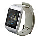 WIME M5 Sports 1.54" Anti-lost Touch Screen Bluetooth Smart Wrist Watch w/ SMS / Call - White