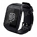 WIME M5 Sports 1.54" Anti-lost Touch Screen Bluetooth Smart Wrist Watch w/ SMS / Call - Black