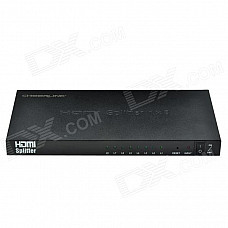 CHEERLINK L3HDS0108 1-In 8-Out 3D HD 1080P HDMI V1.3b Splitter - Black + White