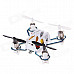 CH029 360 Degree Eversion 2.4GHz Four Channel R/C UFO Four Axis Aircraft w/ Gyroscope - White