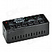 MOSKY Mini 8-Port Multi Power Supply Adapter for Guitar Effect Pedals - Black