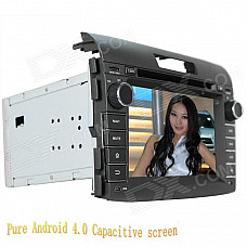 LsqSTAR 7" Android Capacitive Screen Car DVD Player w/ GPS FM WiFi BT SWC CanBus AUX for Honda CR-V