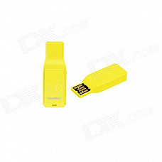 KINGMAX KOTGR-02 2-in-1 USB + Micro USB OTG Micro SD TF Card Reader - Yellow