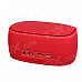 Kemico Hi-Fi 3D Pro Smart Portable NFC Bluetooth Subwoofer Speaker w/ Touch Key + Hands-free - Red