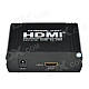 CHEERLINK 1080p HDMI to VGA Converter w/ 3.5mm / DC Port + EU Plug Adapter - Black