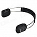 VEGGIEG V6200 Blutooth 4.0 + EDR Wireless Stereo Headband Style Headphone w/ Microphone - Black