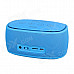 Kemico Hi-Fi 3D Pro Smart Portable NFC Bluetooth Subwoofer Speaker w/ Touch Key + Hands-free - Blue