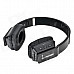 VEGGIEG V8200 Blutooth 4.0+ EDR Wireless Stereo Headband Style Headphone w/ Microphone - Black