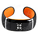 AOLUGUYA CM01 Touch Screen Bluetooth Bracelet Smart Watch for IPHONE + More - Black + Orange
