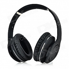 VEGGIEG V8800N Blutooth 4.0 + EDR NFC Headband Style Headphone w/ Microphone - Black