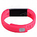 AOLUGUYA CM01 Touch Screen Bluetooth Bracelet Smart Watch for IPHONE + More - Black + Red