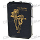 2-in-1 Cigarette Case with Butane Jet Torch Lighter - Thai Boxing (Holds 10 Cigarettes)