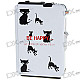2-in-1 Cigarette Case with Butane Jet Torch Lighter - Be Happy (Holds 10 Cigarettes)