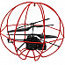 BN837 3.5-channel Built-in Gyro R/C Aircraft - Black + Red