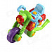 Children's 35-Part Assembling Motorcycle Toy - Green + Blue + Red + Purple