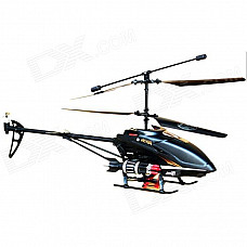 3.5-CH IR Helicopter Model Aircraft w/ Missiles + Remote Control - Black (4 x AA)