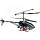 3.5-CH IR Helicopter Model Aircraft w/ Missiles + Remote Control - Black (4 x AA)