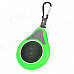 Waterproof Wireless Bluetooth V4.0 Car Speaker w/ Suction Cup - Green + White + Black