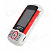 1.8" TFT Multimedia MP4 Player w/ TF / FM - White + Red + Black (4GB)
