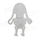 KL-23 Skull Skeleton Style USB 2.0 Flash Drive - White (4GB)