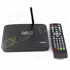 DVBT2 CS818II Android 4.2.1 TV Box w/ 1GB RAM, 8GB ROM, Wi-Fi, TF, Bluetooth - Black