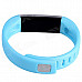 AOLUGUYA CM01 Touch Screen Bluetooth Bracelet Smart Watch for IPHONE + More - Black + Blue