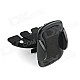 360' Rotation Car CD Port Holder Stand Bracket for Cell Phone / GPS - Black