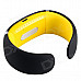 AOLUGUYA CM01 Touch Screen Bluetooth V3.0 Bracelet Smart Watch for IPHONE + More - Black + Yellow
