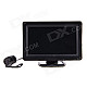 4.3" TFT LCD Screen Car Monitor w/ Car Rearview CMOS Camera Parking Aid System - Black